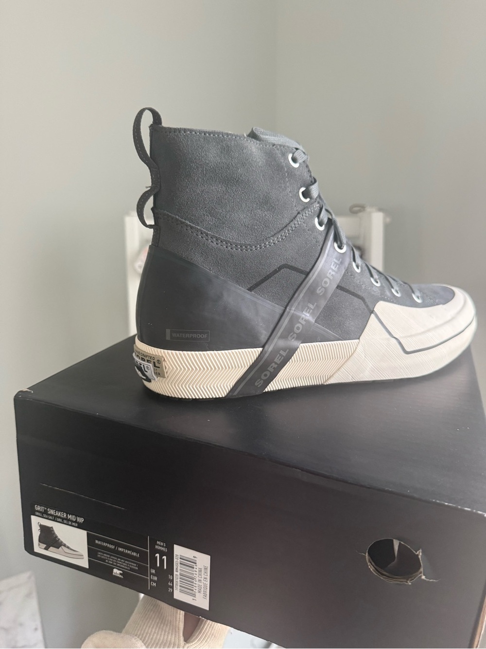 Sorel Leather Sneakers NWT- High-Top Grit Sneaker Boot - Picture 14 of 16
